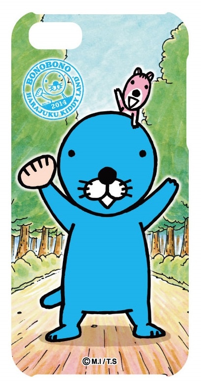フェアで販売される「ぼのぼの」のiPhoneカバー。2200円。(c)M.I/T.S