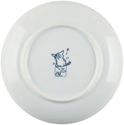 胡てつが描かれた小皿の裏面。(C)2008 Kuruneko Yamato