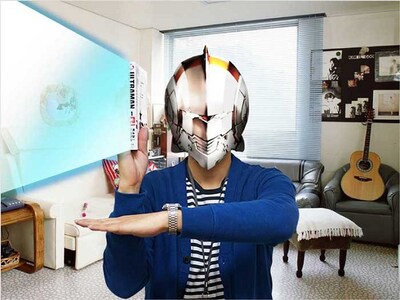 AR技術を使い、ULTRAMANになりきって楽しめるスペシャルコンテンツも公開されている。