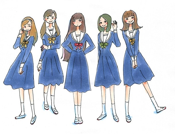 今日マチ子「5つ数えれば君の夢」のカット。