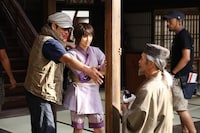 「るろうに剣心 京都大火編/伝説の最期編」撮影の様子。(c)2014「るろうに剣心 京都大火／伝説の最期」製作委員会