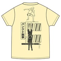 「フチ子のあいつTEE」LT.YELLOWの裏面。(c)ステーキ/タナカカツキ/KITAN CLUB