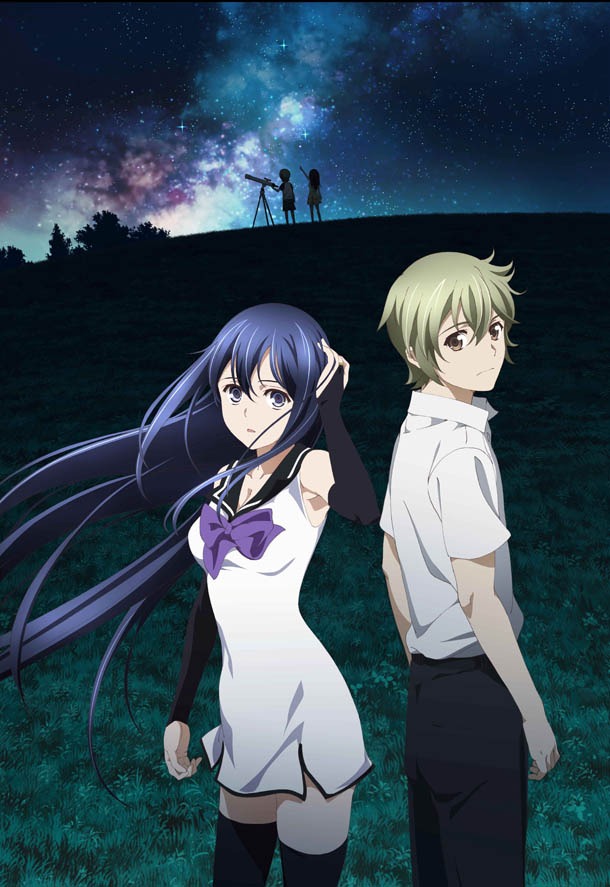 TVアニメ「極黒のブリュンヒルデ」のキービジュアル。(c)岡本倫／集英社・「極黒のブリュンヒルデ」製作委員会