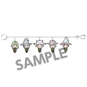 「ウィッチクラフトワークス KMM団魔女狩りラバーキーホルダーセット 緊縛ver.」チェーン付き (c)水薙竜・講談社／ウィッチクラフトワークス製作委員会