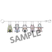「ウィッチクラフトワークス KMM団魔女狩りラバーキーホルダーセット 拘束ver.」チェーン付き (c)水薙竜・講談社／ウィッチクラフトワークス製作委員会