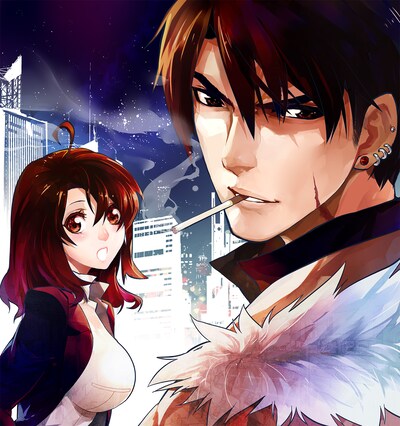 安童⼣⾺原作、彭傑作画、⼋坂考訓構成「新宿D×D」カット