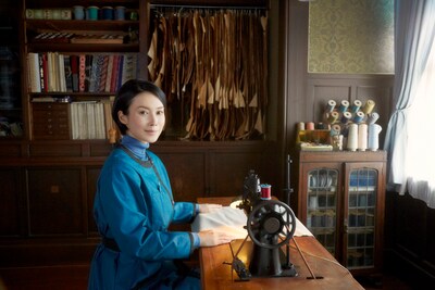 「繕い裁つ人」で洋裁店店主・市江を演じる中谷美紀。 (c)2014「繕い裁つ人」製作委員会