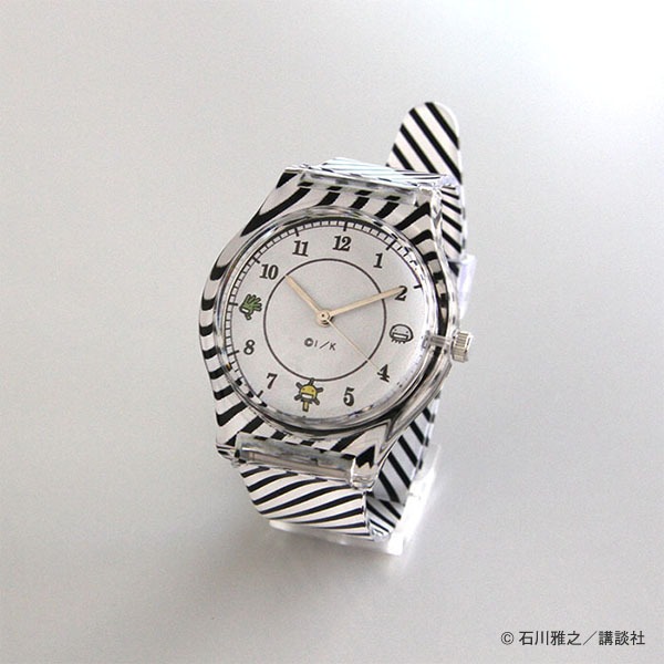 「もやしもん 腕時計 KAMOSHI watch」ストライプ柄