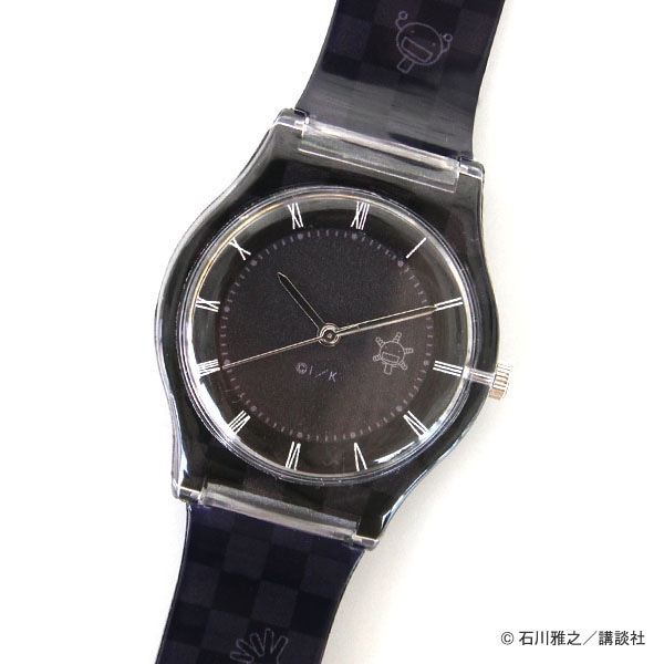 「もやしもん 腕時計 KAMOSHI watch」ダークチェッカー柄