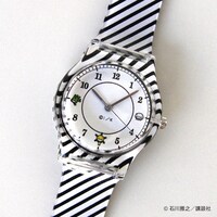 「もやしもん 腕時計 KAMOSHI watch」ストライプ柄