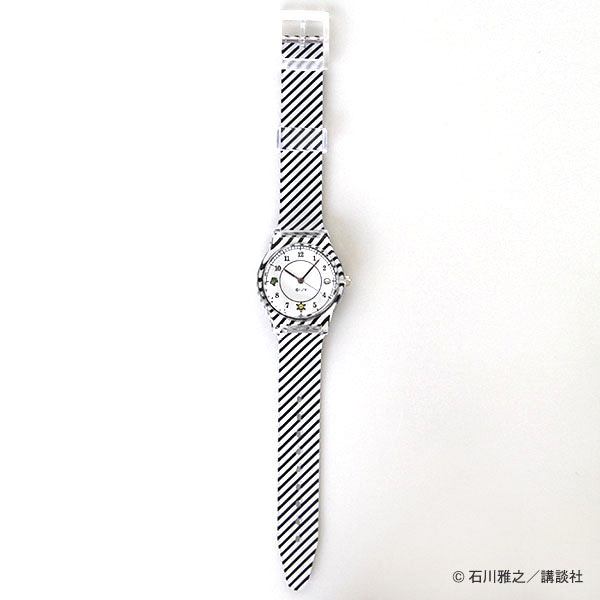 「もやしもん 腕時計 KAMOSHI watch」ストライプ柄