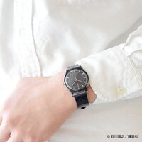 「もやしもん 腕時計 KAMOSHI watch」ダークチェッカー柄