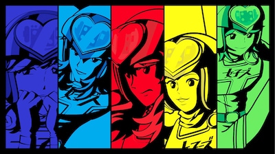 映画「女子ーズ」前売鑑賞券の特典「島本和彦キャラクターデザインクリアファイル」。(c)2014「女子ーズ」製作委員会