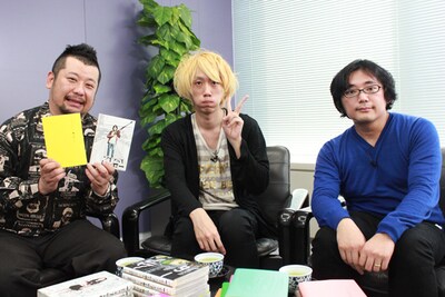 左からケンドーコバヤシ、浅野いにお、花沢健吾。