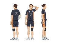 東峰旭の設定画。(c)古舘春一／集英社・「ハイキュー!!」製作委員会・MBS