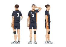 東峰旭の設定画。(c)古舘春一／集英社・「ハイキュー!!」製作委員会・MBS