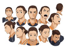 東峰旭の設定画。(c)古舘春一／集英社・「ハイキュー!!」製作委員会・MBS