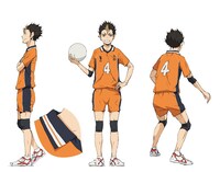 西谷夕の設定画。(c)古舘春一／集英社・「ハイキュー!!」製作委員会・MBS