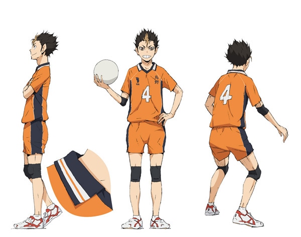 西谷夕の設定画。(c)古舘春一／集英社・「ハイキュー!!」製作委員会・MBS