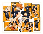 アニメ「ハイキュー!!」のビジュアル。(c)古舘春一／集英社・「ハイキュー!!」製作委員会・MBS