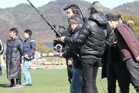 撮影風景 (c)Jリーグ×キャプテン翼 DREAMSHOOT製作委員会