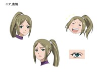 新たに公開された、ニアのキャラクターデザイン。声優は茅野愛衣。(c)椎名 橙・白泉社／王室会報誌編集部