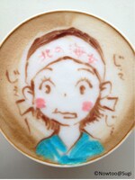 あま絵のラテアート