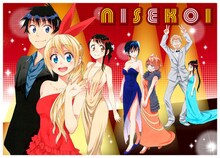 「ジャンプフェア in アニメイト 2014」で販売される「ニセコイ」B2ポスター。(c)古味直志/集英社