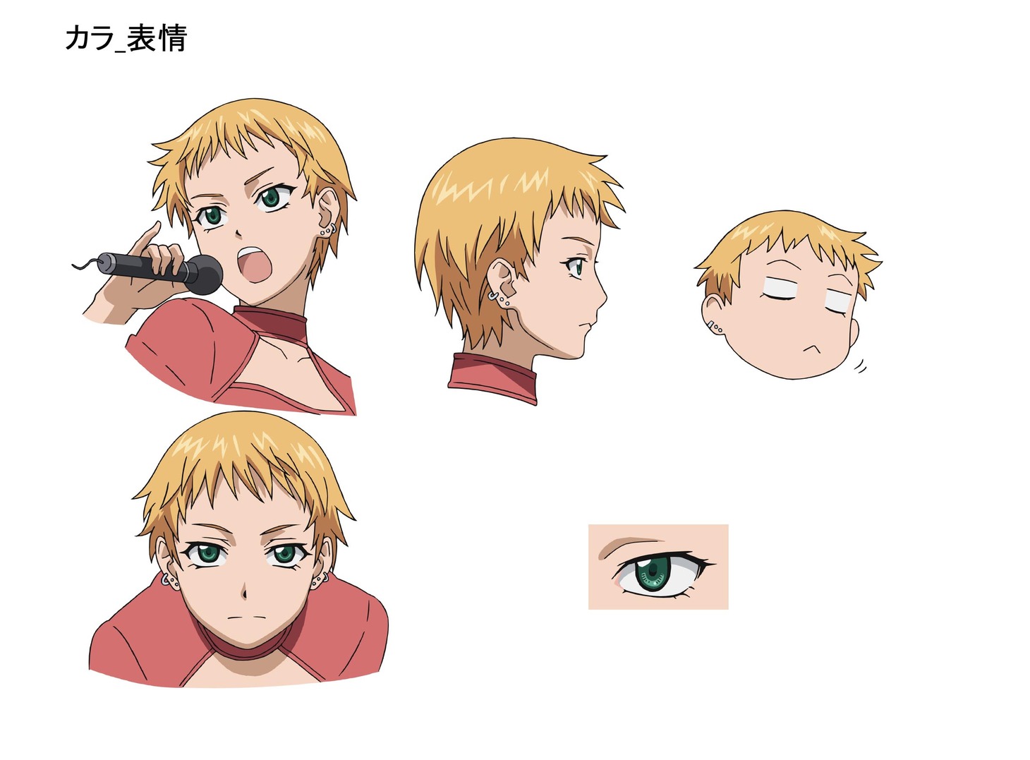 新たに公開された、カラのキャラクターデザイン。声優は寺崎裕香。(c)椎名 橙・白泉社／王室会報誌編集部