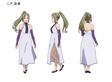 新たに公開された、ニアのキャラクターデザイン。声優は茅野愛衣。(c)椎名 橙・白泉社／王室会報誌編集部