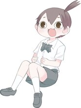 阿部共実「ちーちゃんはちょっと足りない」のカット。