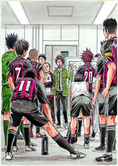 ツジトモ（原案・取材協力：綱本将也）「GIANT KILLING」カット