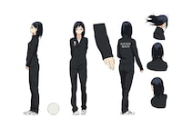 清水潔子の設定画。(c)古舘春一／集英社・「ハイキュー!!」製作委員会・MBS