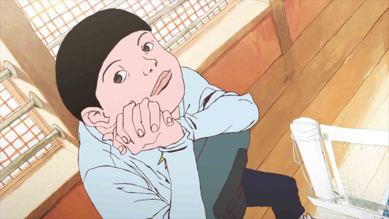 ピンポン」PVの一場面。(c)松本大洋・小学館／アニメ「ピンポン