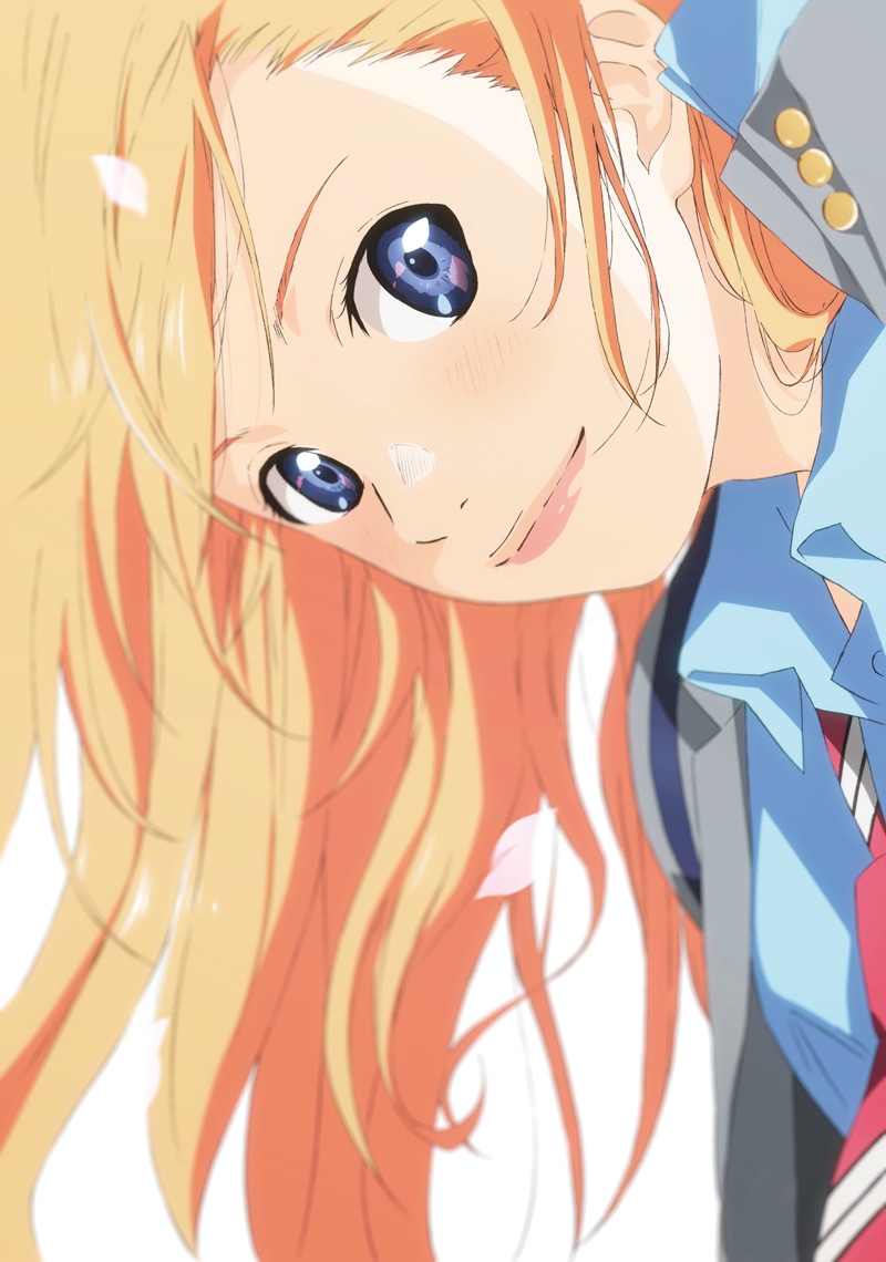 TVアニメ「四月は君の嘘」第1弾キービジュアル (c)新川直司・講談社/「四月は君の嘘」製作委員会