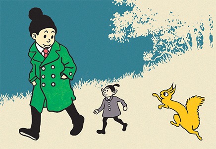 「正チャンの冒険」のカット。