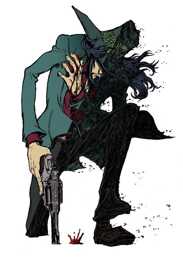 「LUPIN THE IIIRD 次元大介の墓標」のティザーイラスト。原作：モンキー・パンチ(c)TMS