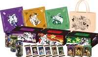 バンダナやティッシュなど「ジョジョの奇妙な冒険」ローソンオリジナルグッズ。(c)荒木飛呂彦/集英社・ジョジョの奇妙な冒険製作委員会 (c)荒木飛呂彦&LUCKY LAND COMMUNICATIONS/集英社・ジョジョの奇妙な冒険SC製作委員会