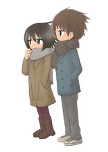 ノッツによる新連載「SONGBOOK」のカット。