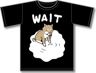 「いとしのムーコ」公式Tシャツ「待てっ！」ブラック