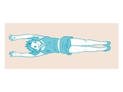 「コップのフチ子」フェイスタオルの1種。サイズは横約85cm、縦約34cm。(c)タナカカツキ/KITAN CLUB