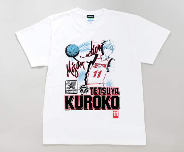 黒バス」Tシャツ全12種、各校の選手を1人ずつデザイン - コミックナタリー
