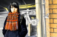 古屋兎丸のサンプル。「2011.11.11 新宿」モデル：二階堂ふみ 初出：「二階堂ふみフォトブック　進級できるかな」（講談社、2012年）