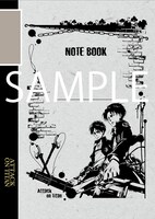 進撃の巨人「B5クラシックノートA（エレン&リヴァイ）」 (c)諫山創・講談社／「進撃の巨人」製作委員会