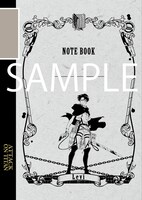 進撃の巨人「B5クラシックノートB（リヴァイ）」 (c)諫山創・講談社／「進撃の巨人」製作委員会
