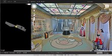 「手塚治虫コレクション」より。宝塚市立手塚治虫記念館の中をストリートビューのように見ることができる。