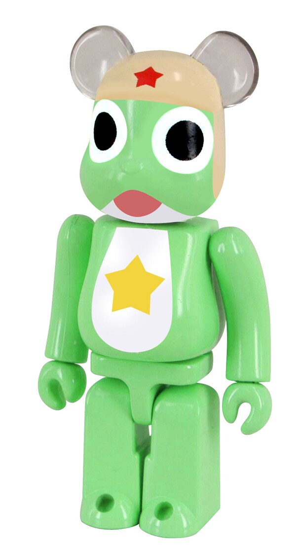 「ケロロ BE@RBRICK」価格は1620円。(c)2014 Mine Yoshizaki/KADOKAWA, SUNRISE BE@RBRICK TM & (c)2001-2014 MEDICOM TOY CORPORATION. All rights reserved.