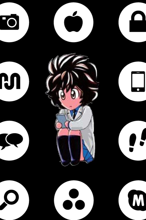 「名探偵マーニー」特製iPhone5/5Sケースの中央部分。