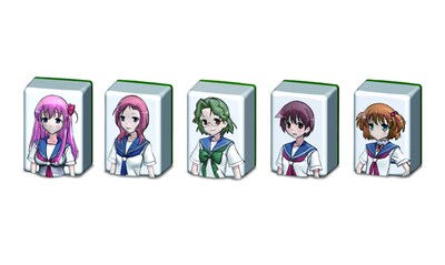 「咲-Saki-全国編 キャラクターレリーフ牌 清澄高校編」(c)小林 立/スクウェアエニックス・咲全国編製作委員会