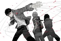 スピンオフ連載「GANGSTA:CURSED.EP_MARCO ADRIANO」の予告カット。